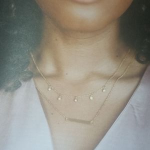 New Causebox Fosterie Layered Gem Necklace